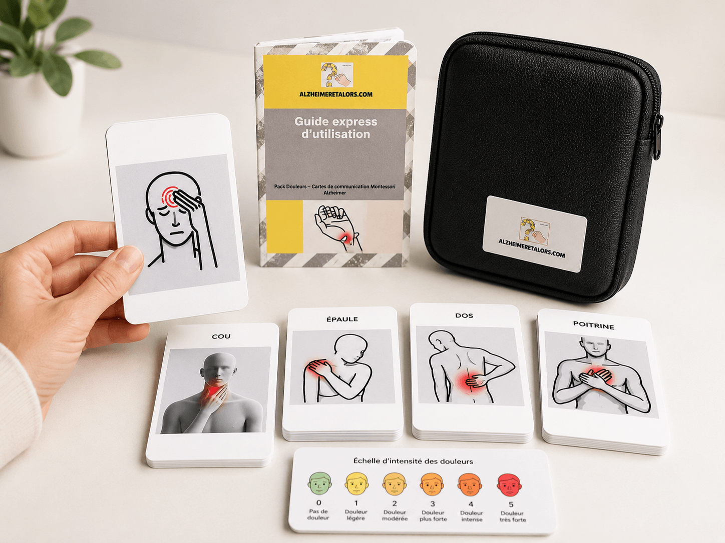 Pack de cartes de communication LIEN (douleurs)